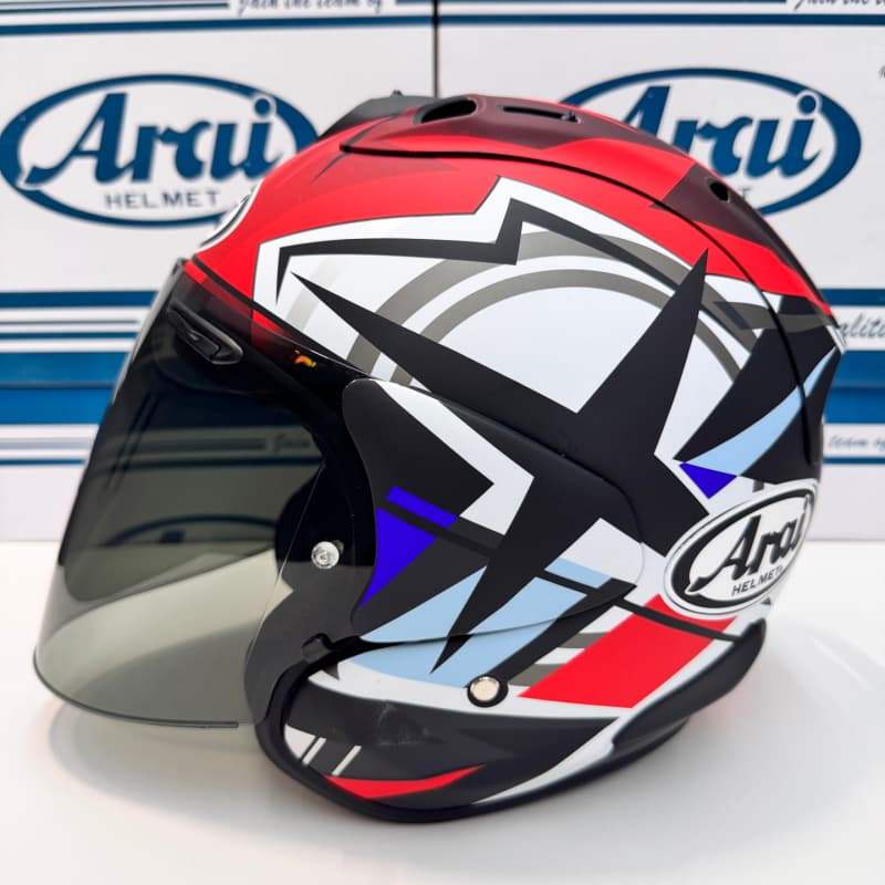ARAI VZ RAM Takumi Takahashi หมวกกันน็อคครึ่งใบ ARAI หมวกกันน็อคครึ่งใบมอเตอร์ไซค์ หมวกกันน็อคขี่มอเ
