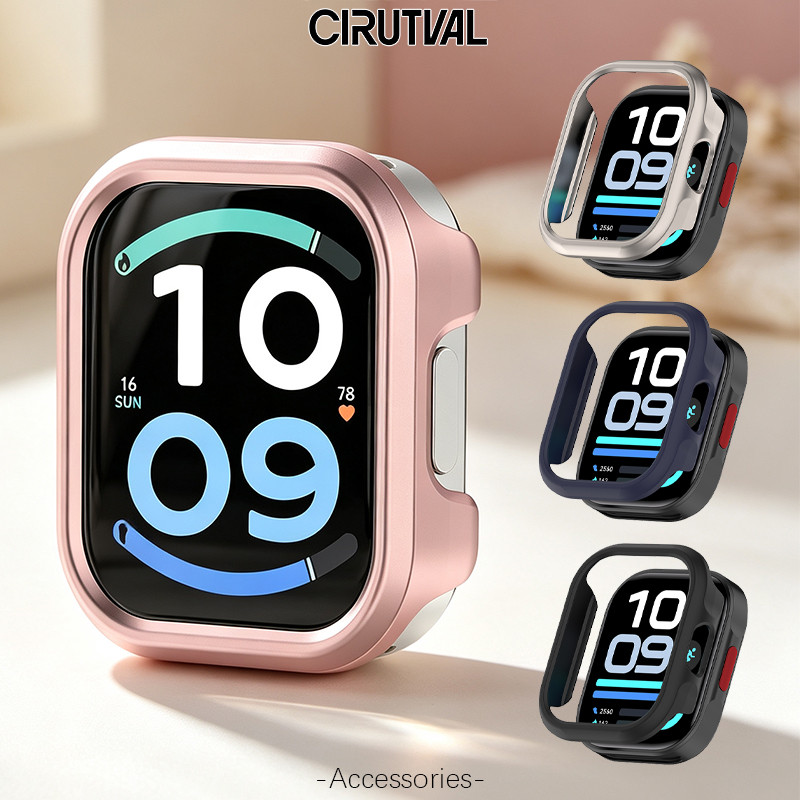เคส PC แข็งแบบเจาะรู ปกป้องรอบด้าน กันกระแทก กันรอยขีดข่วน for Redmi Watch 6 Active/6 Lite /Redmi Watch 6 5 4