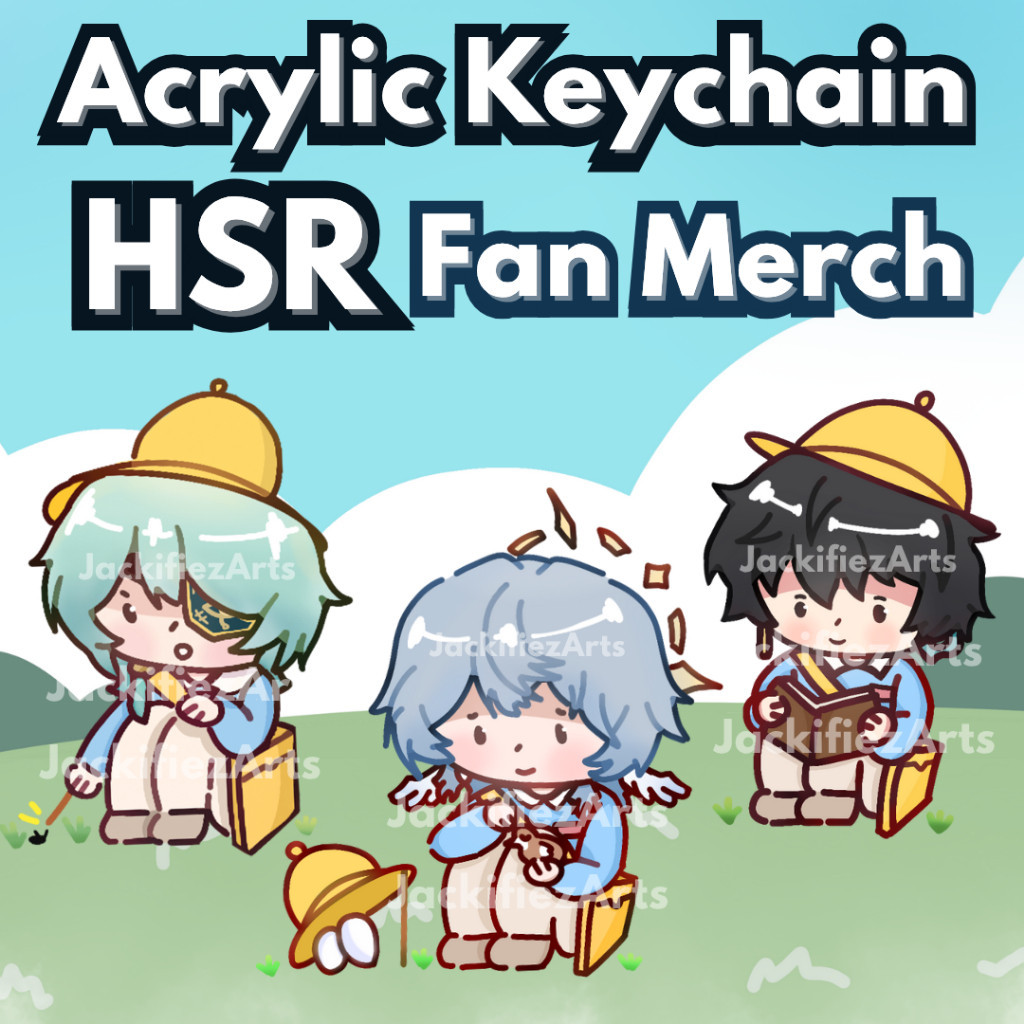 Fan merch HSR honkai พวงกุญแจอะคริลิค เรย์เซา