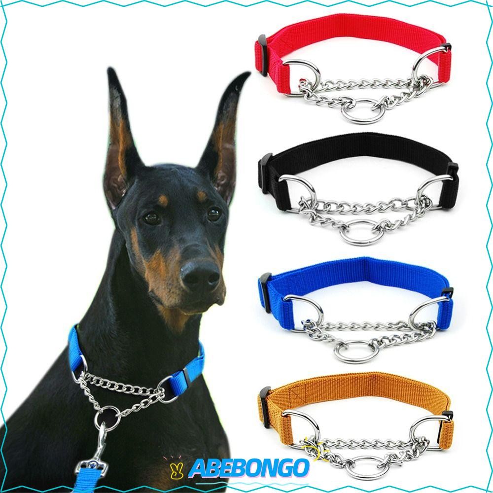 ABEBONGO Dogs Collar ทนทานสายคล้องคอ Traction Nylon Traction Rope