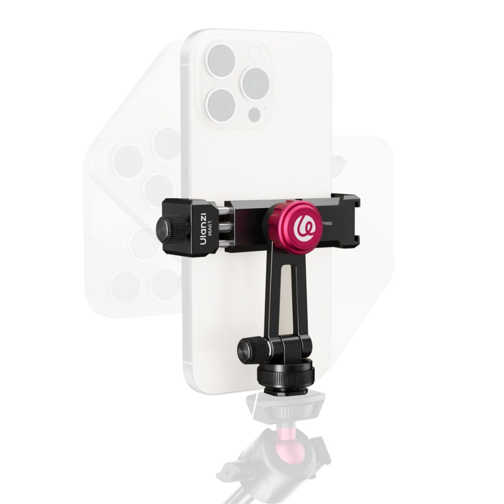 Ulanzi MA61 Phone Clamp หัวจับมือถือ ที่หนีบโทรศัพท์ ต่อขาตั้ง ระบบQuick-Adjust และ Cold Shoe Mount – โปรปัง