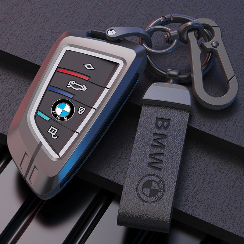 เหมาะสําหรับ BMW Key 5 Series 530 Feng 320li คริสตัล 7 Series x1 รถ x3x4118i เคสป้องกันหัวเข็มขัด 25