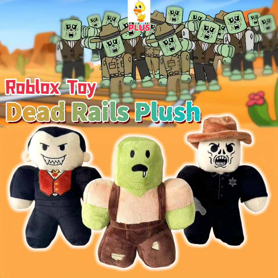 PLUS✨Roblox Toys✨Dead Rails ของเล่นตุ๊กตา Roblox Forsaken Plushie ตุ๊กตาสนุก Forsaken Twotime Coolki