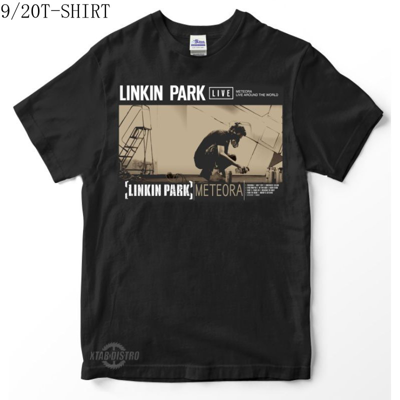 เสื้อยืดคอกลมแขนสั้น Linkin Park Meteora คุณภาพสูง พิมพ์ลายแฟชั่น