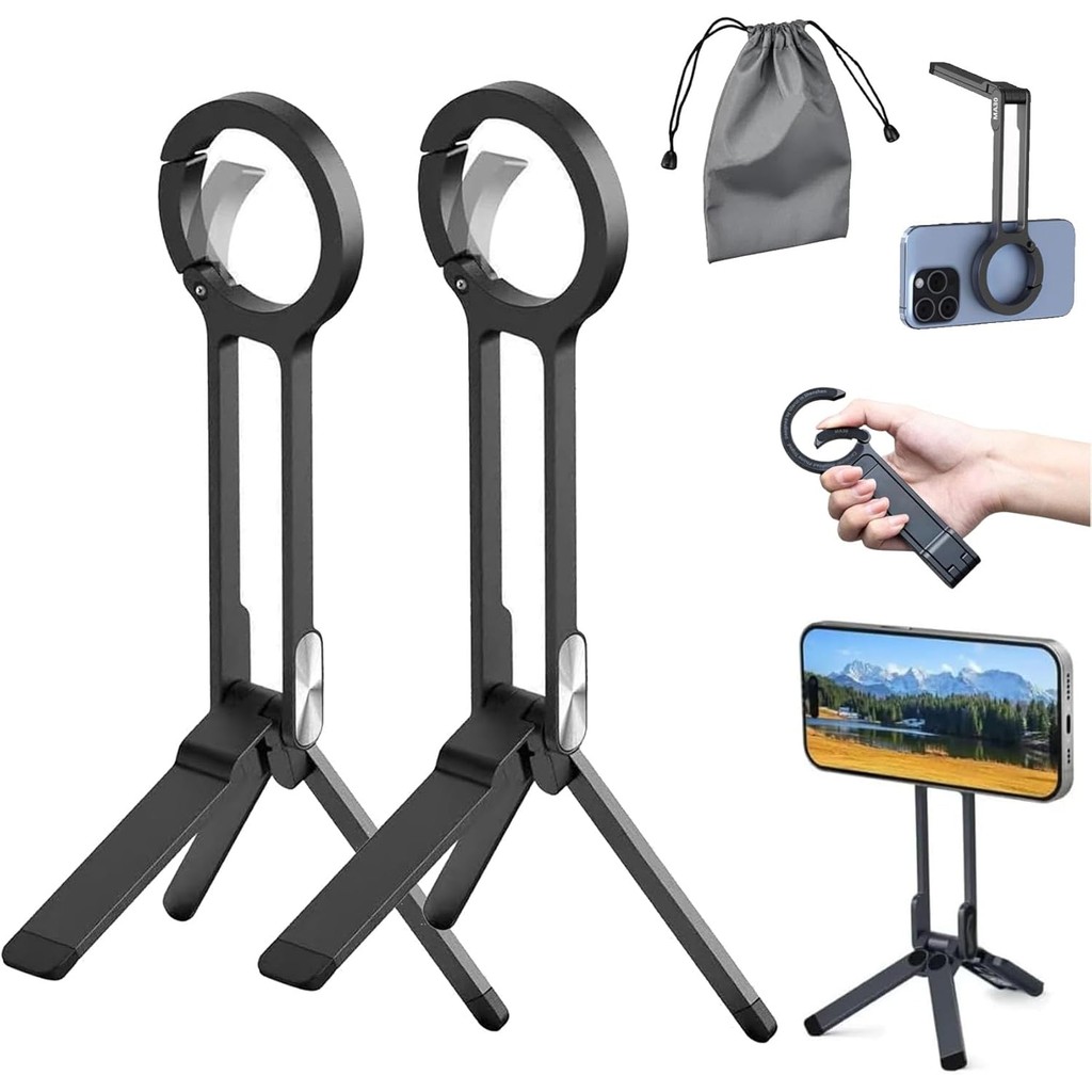 2026 New Ma38 Magnetic Phone Tripod for , Ma38 Portable Phone Holder Mini Tripod for Magsafe with Do