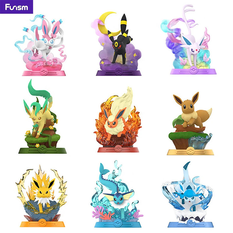 คุณเลือก! Funism Pokémon Eevee Adventure Series Blind Box Umbreon Espeon Sylveon