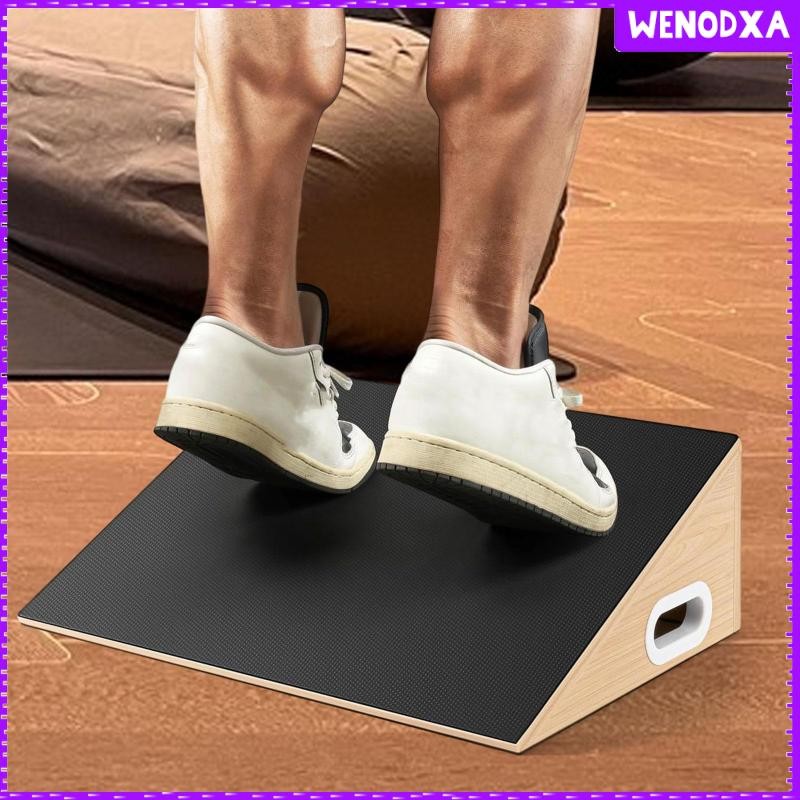 [Wenodxa] Slant Board Calf Stretcher ยืดน่องไม้สําหรับฟิตเนสกีฬา Planking