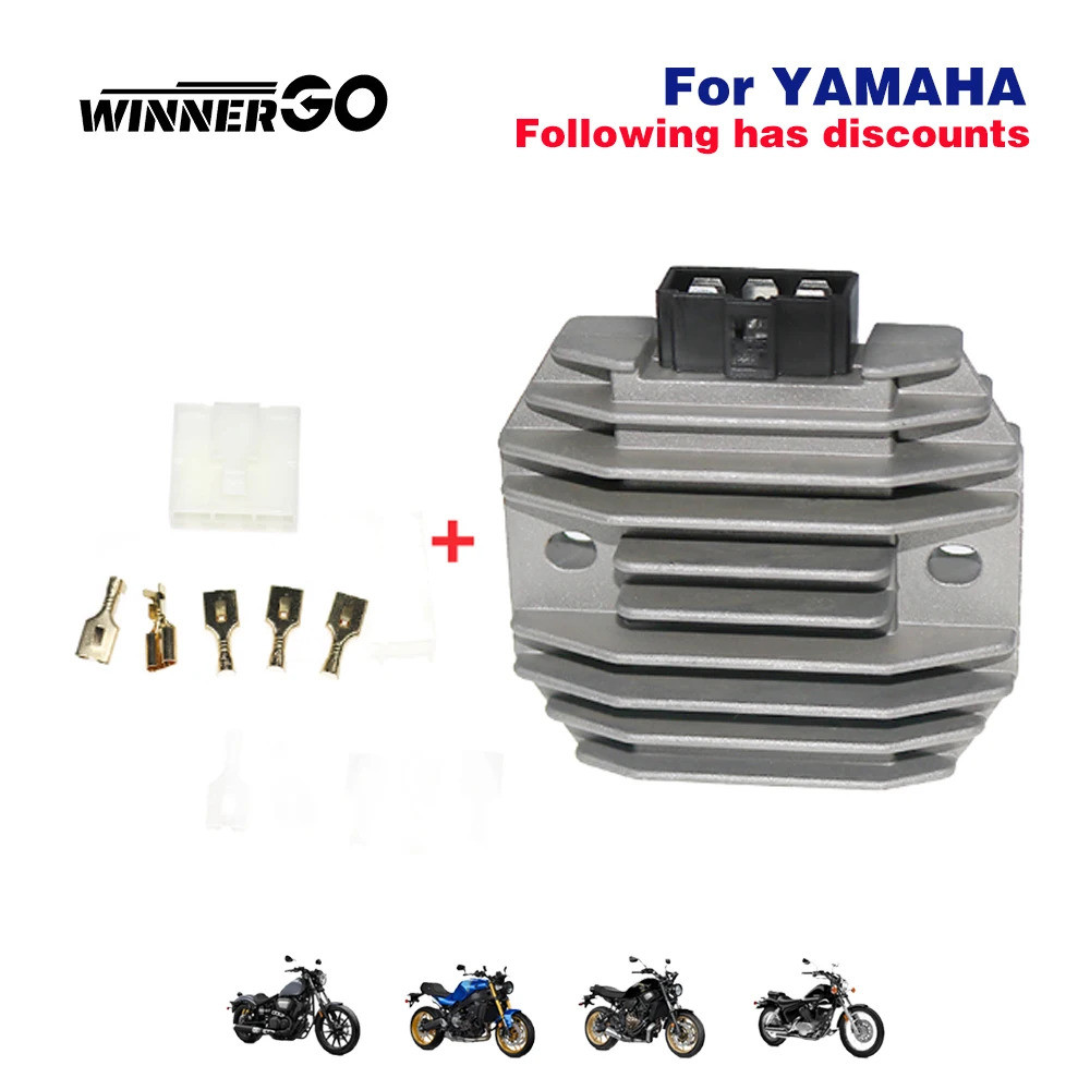 WINNERGO รถจักรยานยนต์เครื่องปรับแรงดันไฟฟ้าสําหรับ Yamaha VMax 600 700 VMax600 Deluxe VX600DX VMax7
