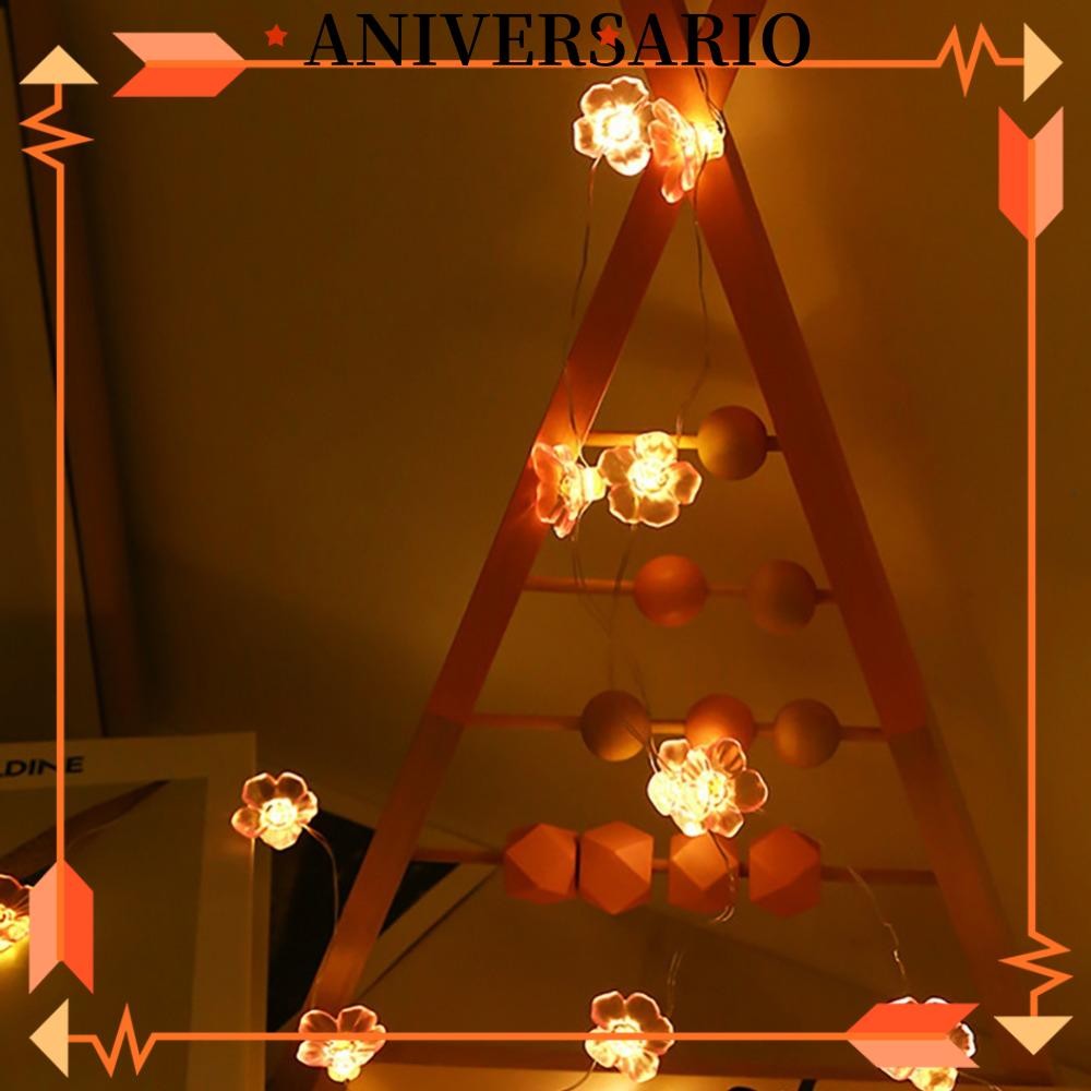ANIVERSARIO Cherry Blossom String Lights Party ตกแต่งวันหยุดคริสต์มาส Fairy String Lights