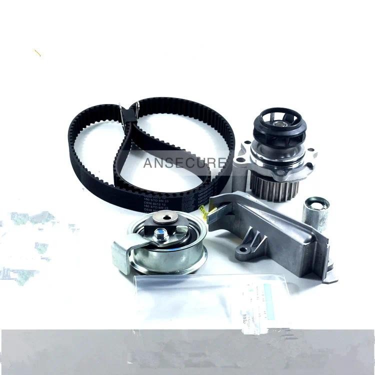 4 PCS Timing Belt Tensioner พร้อมปั๊มน้ําชุดสําหรับ Audi A4 B6 B7 A6 C5 VW Passat B5 1.8T Superb Exe