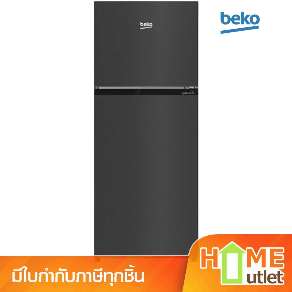 BEKO ตู้เย็น 2 ประตู ขนาด 8.10 คิว สีดำ รุ่น RDNT252I50HFK (21379)