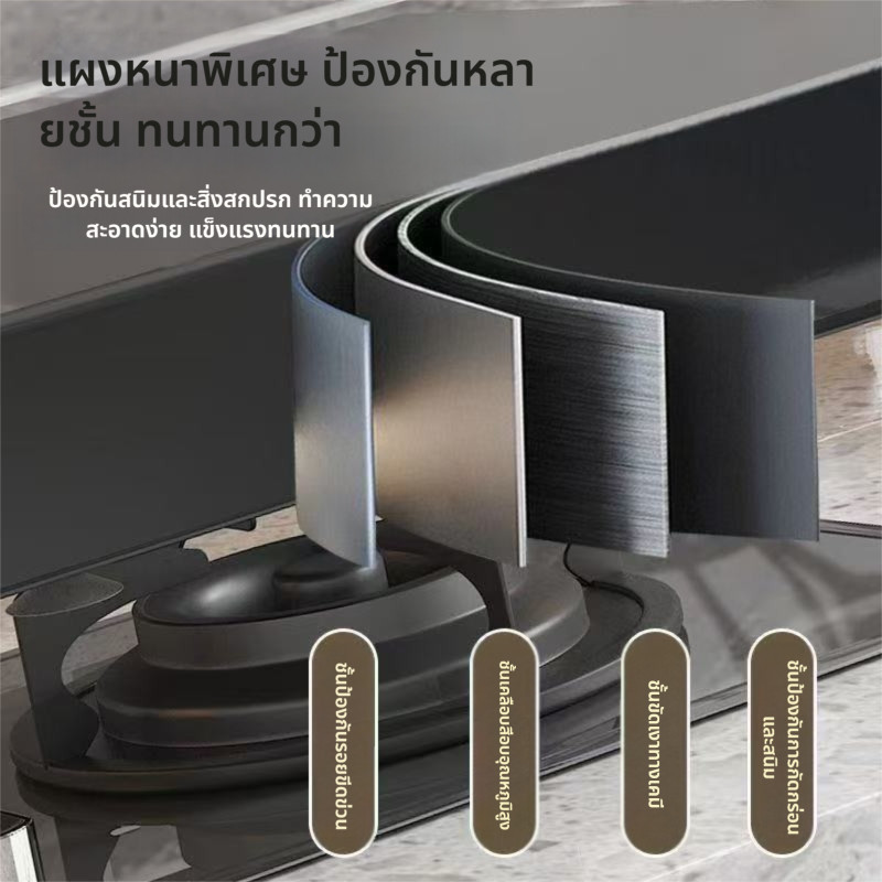 🔥🔥🔥[การจัดส่งที่รวดเร็ว]ที่ครอบเตา ฝาครอบเตาแก๊ส ที่ครอบเตาไฟฟ้า  ฝาครอบเตาแม่เหล็กไฟฟ้า ไม่ต้องติดตั้ง ประหยัดพื้นที่ - รูปที่ 3