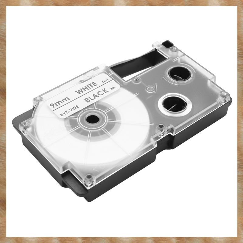 3 แพ็ค 9 มม. สีดําบนเทปฉลากสีขาวพร้อม KL-120,KL-60,KL-100,KL750B