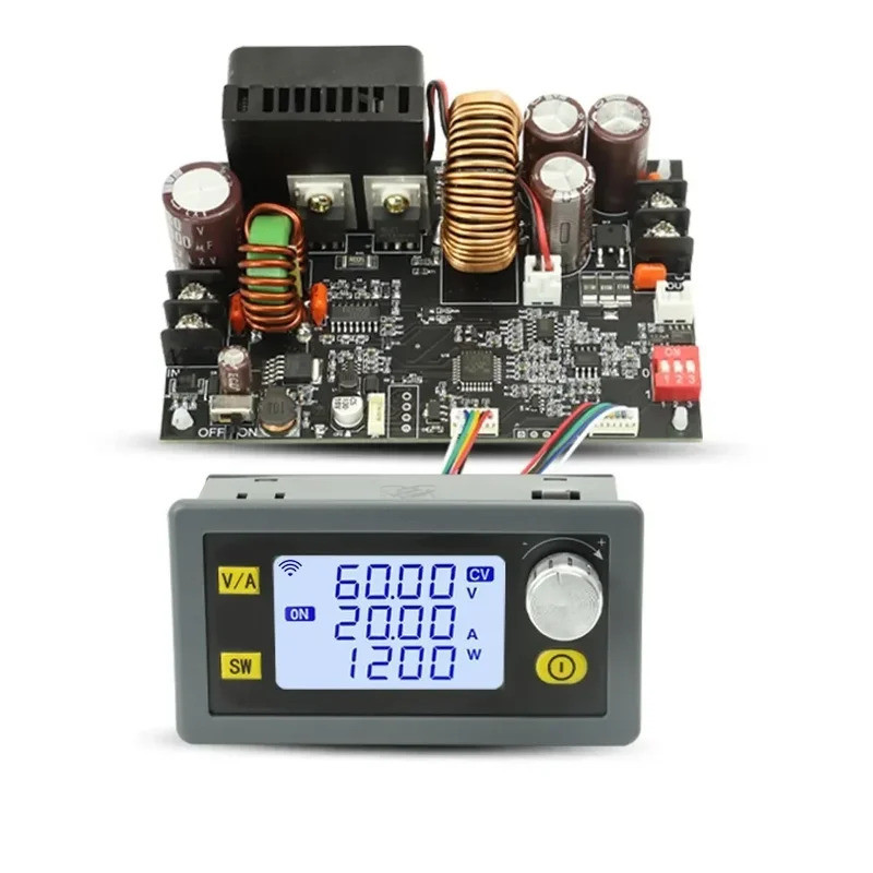 XY6020L CNC Step Down Stabilized Power Supply ปรับแรงดันคงที่โมดูลแปลงกระแสไฟคงที่ DC 6-70V 1200W 20