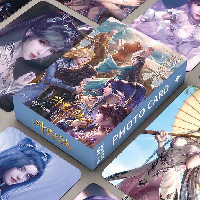 50 การ์ดเลเซอร์แผ่นดินใหญ่ Douluo การ์ตูน Tang Sanhsg1020my20251015