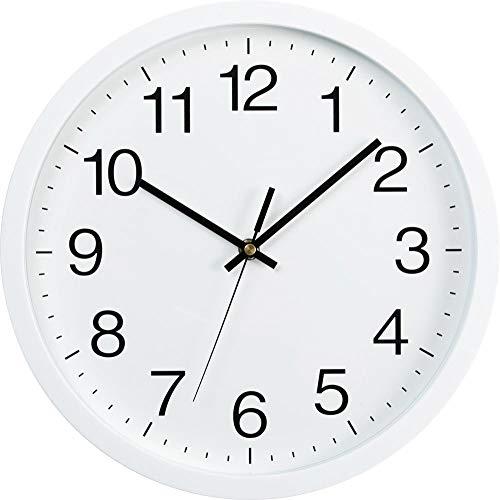 Iris Plaza Wall Clock, Silent, Ivory, Diameter 30cm / Non-radio-controlled, With Dial, Sweet Movemen