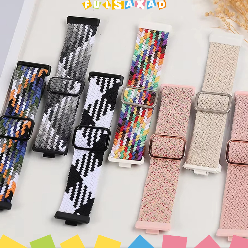 สายรัดไนลอนสำหรับนาฬิกาสมาร์ทนาฬิกา for Redmi Watch 3 สายรัดยืดหยุ่นสำหรับนาฬิกา for Xiaomi Mi 3 Lite
