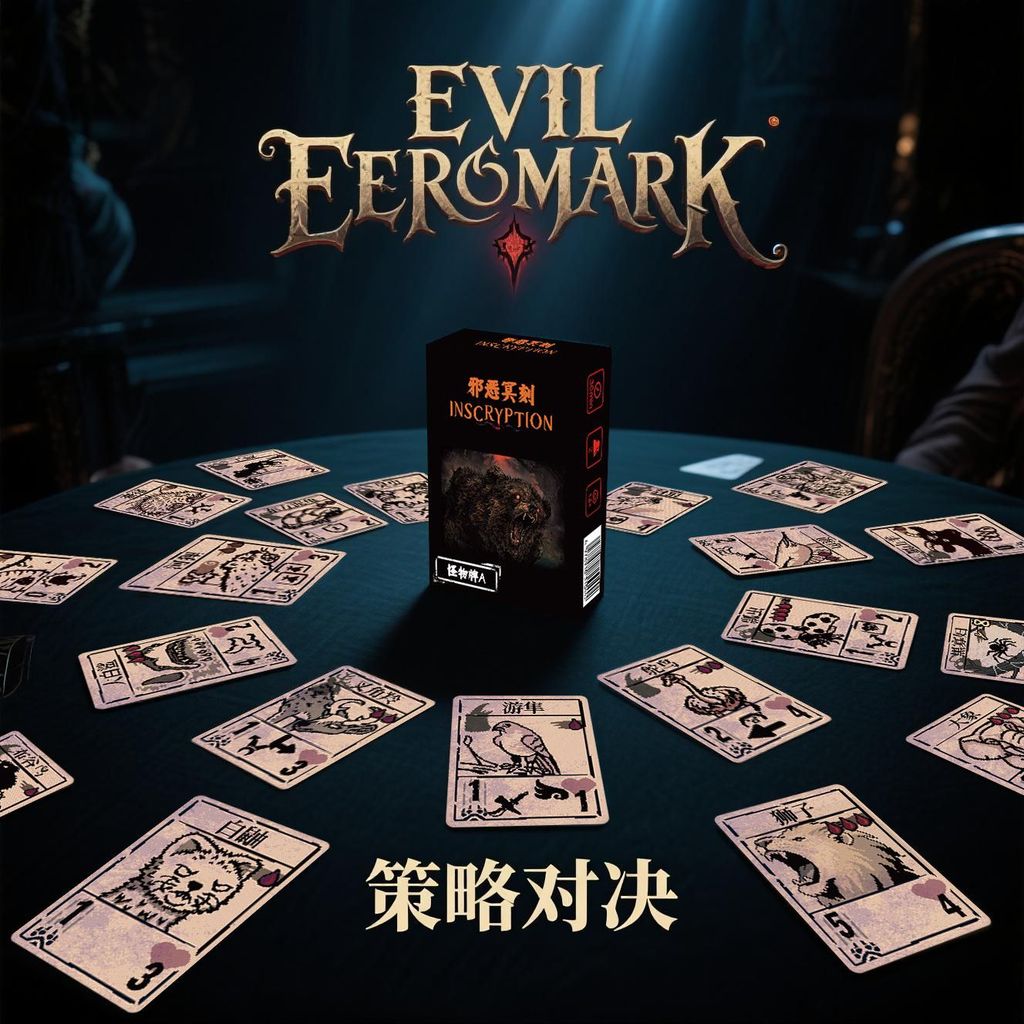 Evil Incription Board Game Card Full Set ฟรี Gameplay Guide+Card Storage Bag ทางเลือกที่คุ้มค่า stea