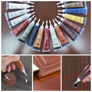 ⚡ สีซ่อมไม้ สี ซ่อม เฟอนิเจอร์ สีโป้ว เพ้นท์ งานไม้ ซ่อมรอยขีดข่วน อุดรอยแตก รุ่นอัพเกรด เนื้อเนียน ทนทาน ⚡
