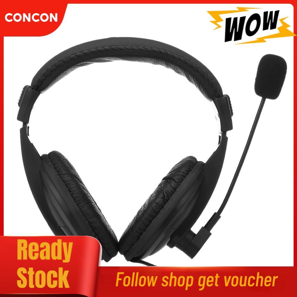 Concon หูฟัง PTT VOX พร้อมไมโครโฟน Walkie Talkie ชุดหูฟังวิทยุหูฟังลดเสียงรบกวนปลั๊ก 2 ขา K สำหรับ K