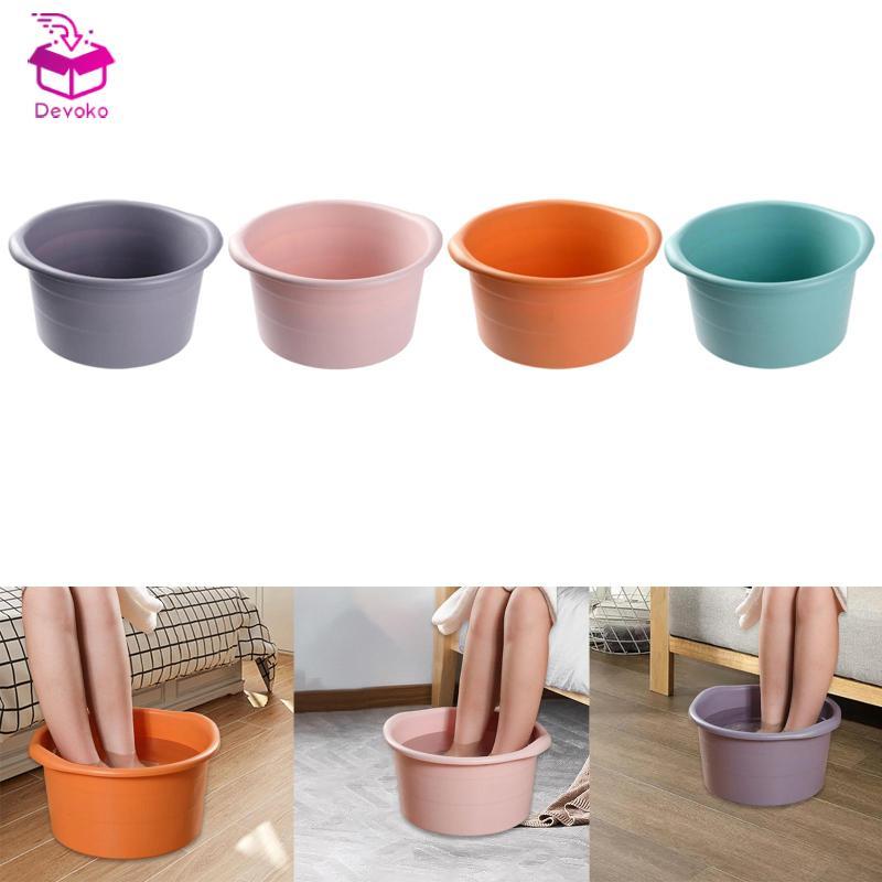 [chiwanji2mf] อ่างนวดเท้าอ่างเท้าแข็งแรงทนทานและสะดวกพร้อมที่จับทั้งสองด้านคงที่ที่มีจุดนูนรอบ 10.8 