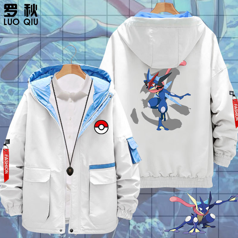【พร้อมส่ง】pokémon jacket gengar pokemon greninja blokees pokemon เสื้อแจ็กเก็ต แขนยาว