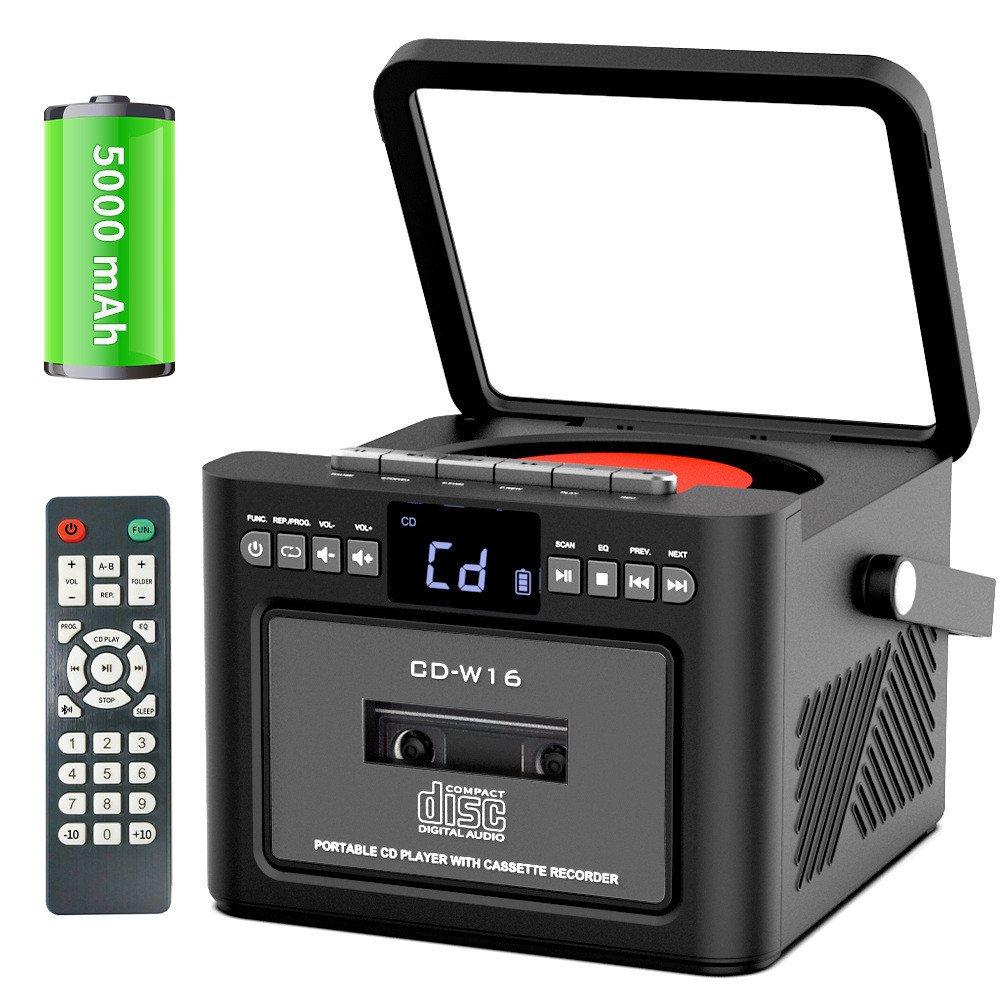 2025 อัลบั้มลําโพงบลูทูธ CD Player CD Disc CD Student English cd Tape All-in-One Machine