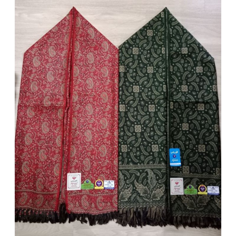 Almas Turban 756 Batik 12 สี 210x105 ซม.อาหรับ Turban Hajj Turban Eid Turban 2026 Premium Turban ผู้