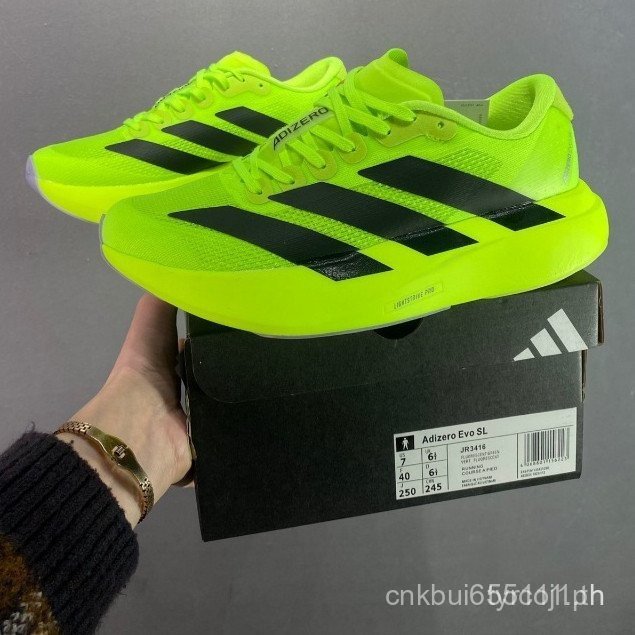 รองเท้าผ้าใบผู้ชายและผู้หญิงรองเท้าวิ่ง Adios Pro 3 รองเท้ากีฬา JR3416