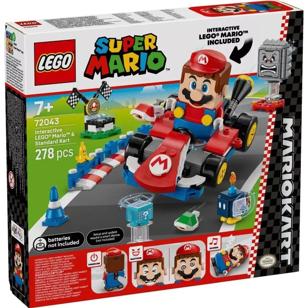 LEGO Mario Kart LEGO Mario and Standard Kart "LEGO Super Mario" 72043/New from Japan