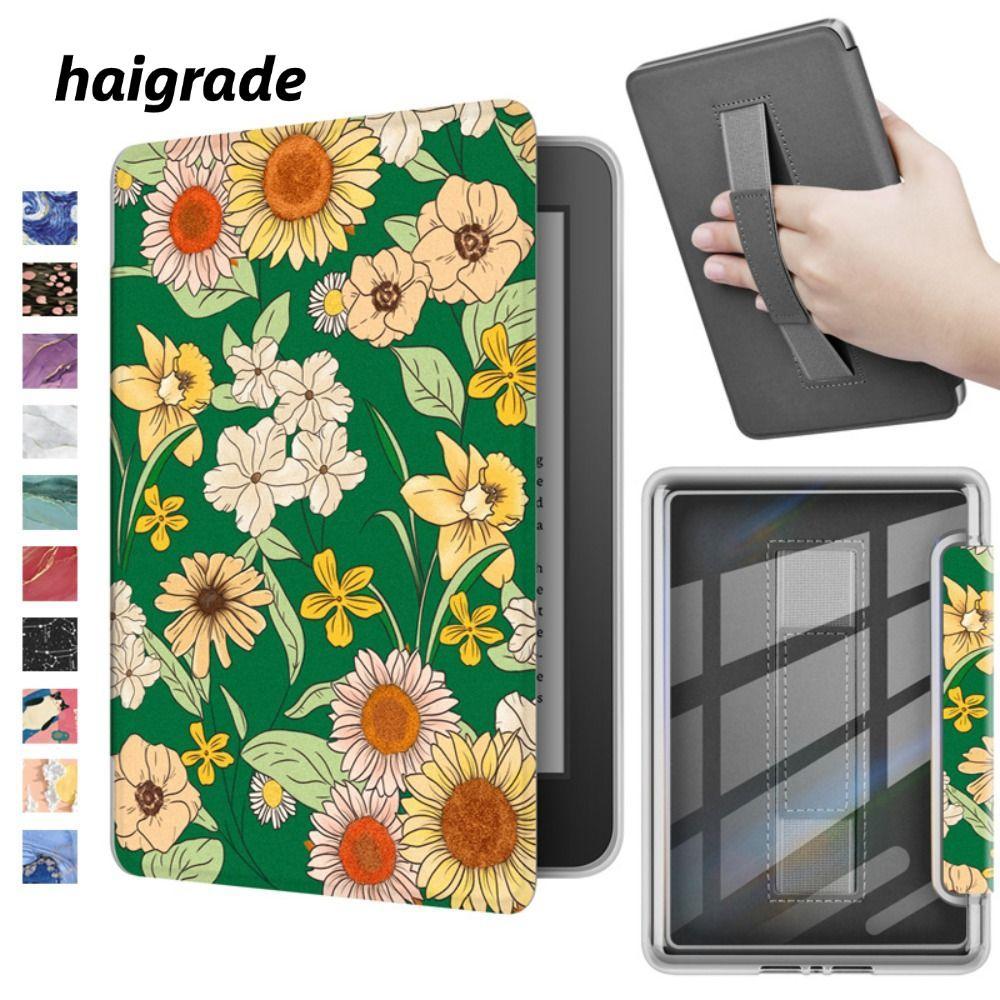 HAIGRADE Smart Cover, Auto Wake/Sleep กันกระแทก e-Reader, เคสหนังทนต่อการสึกหรอสําหรับ Kindle Paperw