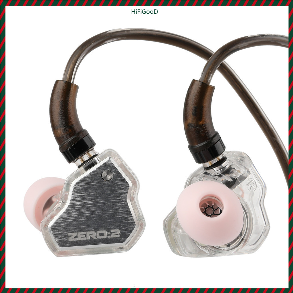 7Hz x Crinacle Zero 2 10 มม.แบบไดนามิก IEM หูฟังแบบมีสายหูฟัง OFC IEM สําหรับ Musician 7HZ ZERO II