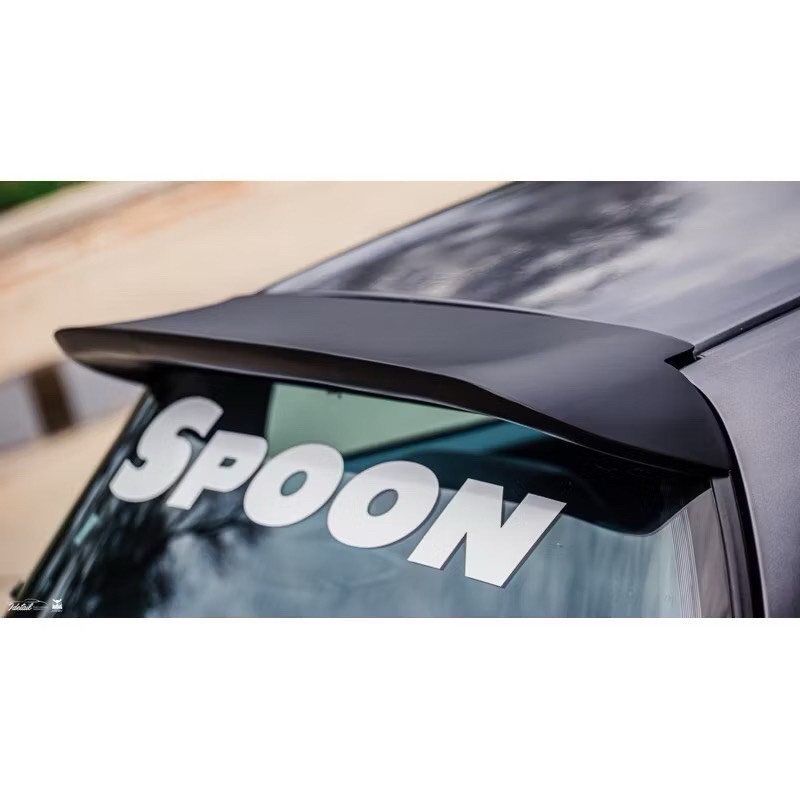 สปอยเลอร์ spoon sport civic eg 3dr หนา แข็งแรง rear spoiler หางหลัง แก็บหลังคา 3door  งานละเอียด คุณ