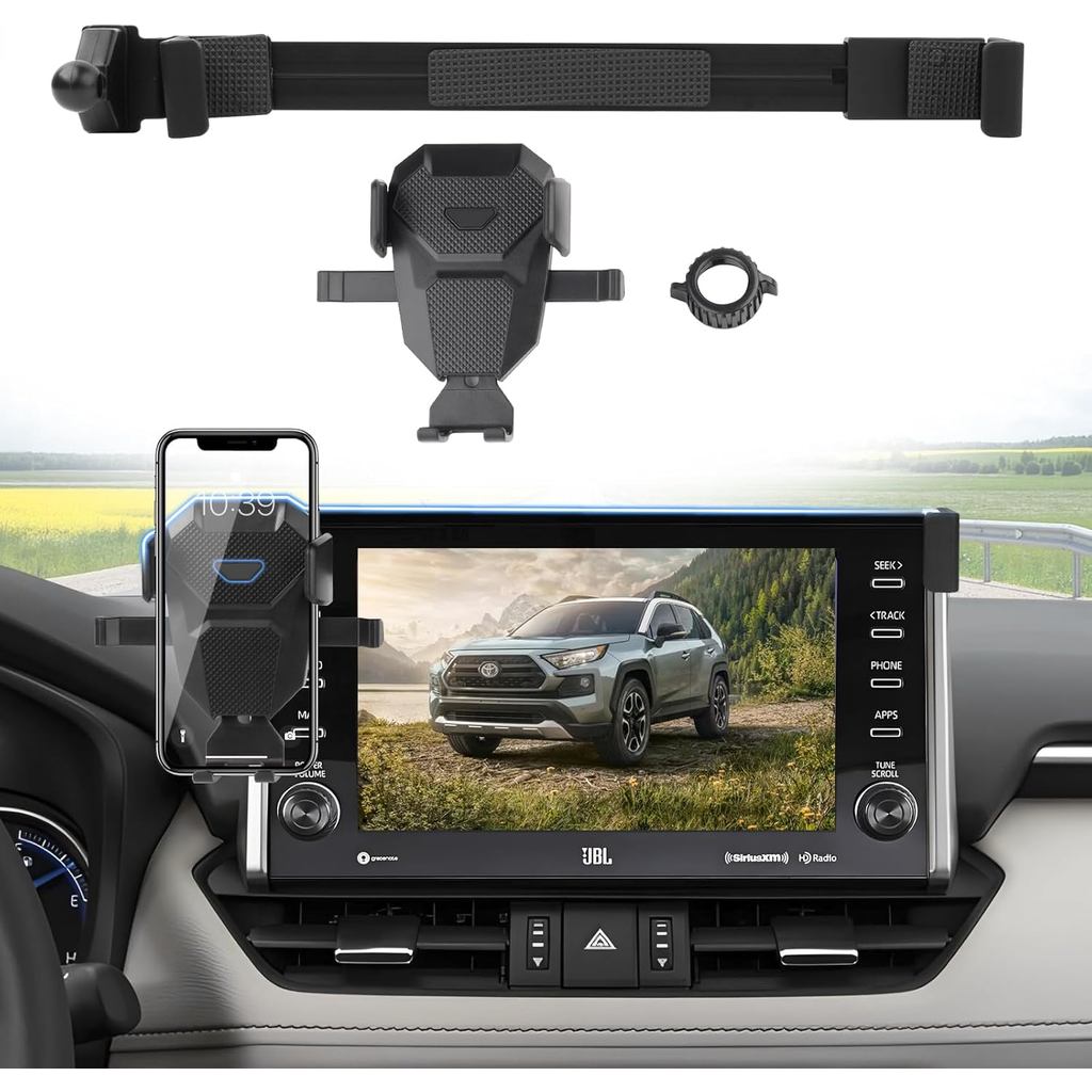 ที่วางโทรศัพท์ในรถยนต์สําหรับ 2019-2025 อุปกรณ์เสริม Toyota RAV4,ที่ยึดโทรศัพท์ GPS RAV4 แบบปรับได้ส