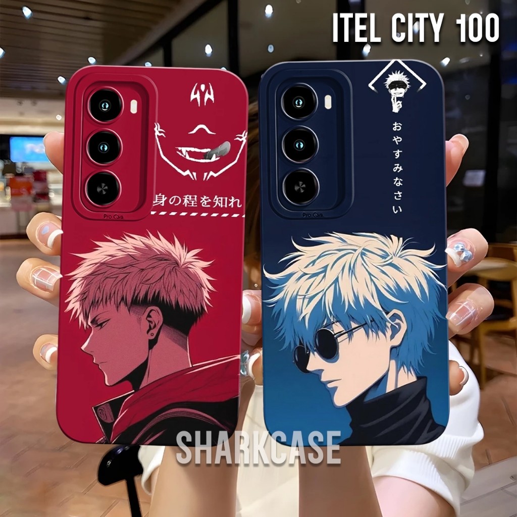 ITEL CITY 100 Softcase ล่าสุด Cool Anime Motif - Itel Casing - Itel Cessing - เคส Itel - เคส Itel Ca