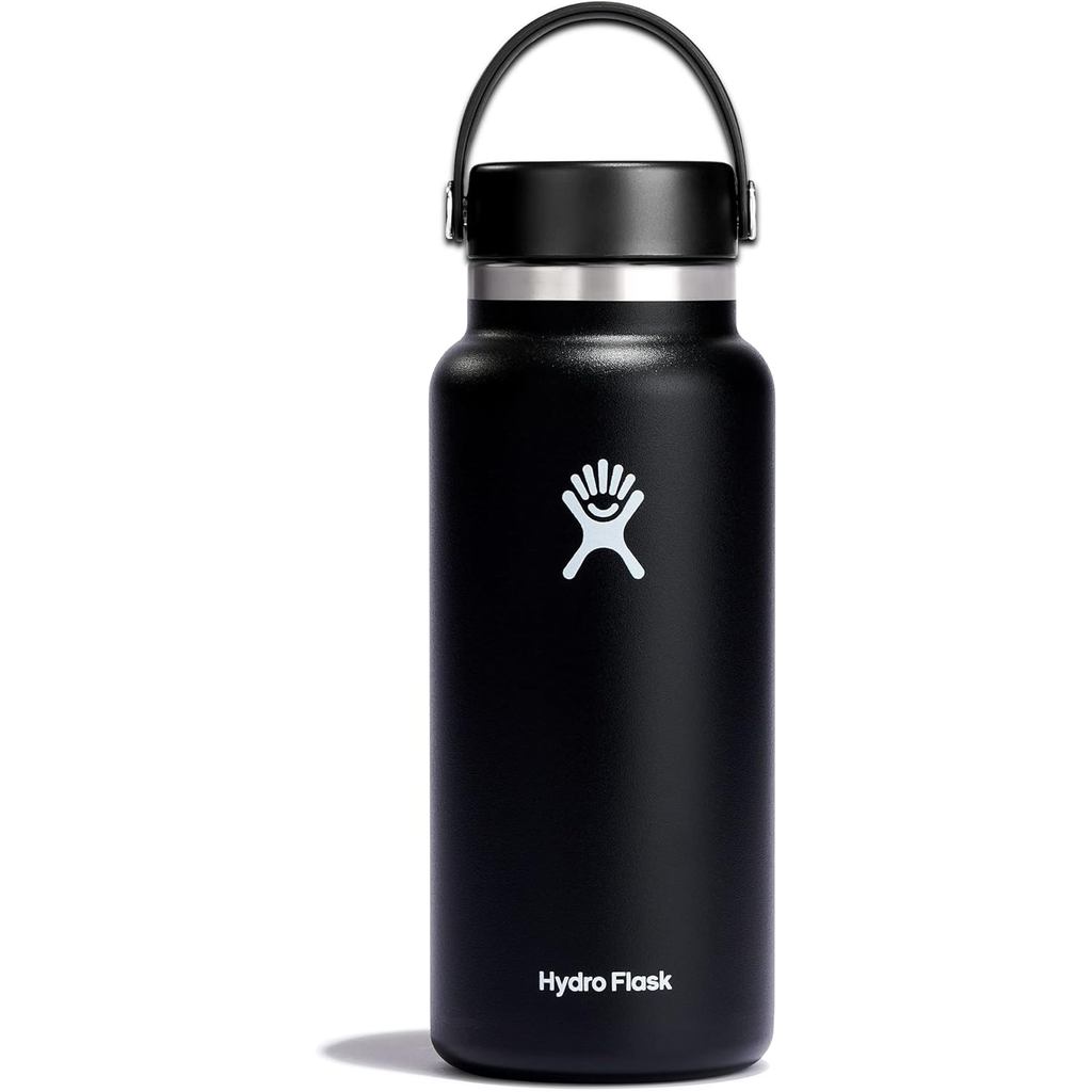 Hydro Flask 32 Oz Wide Flex Cap สีดํา