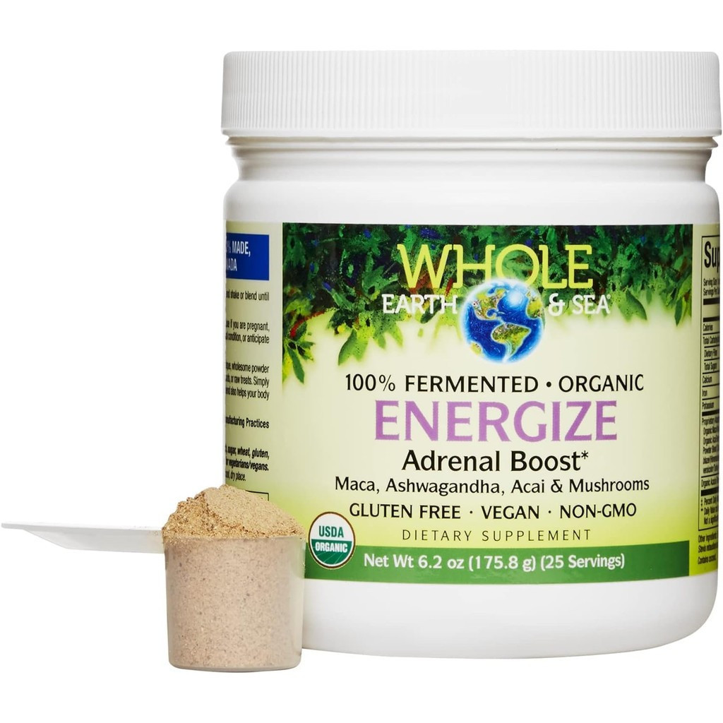 Whole Earth & Sea from Natural Factors, Energize Adrenal Boost with Maca Root, Ashwagandha & More 6.