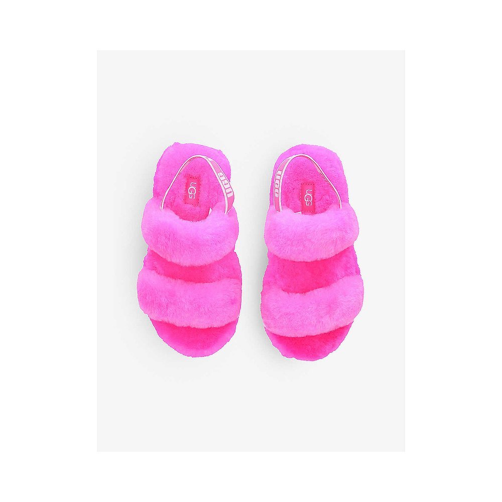 รองเท้าแตะหนังแกะ UGG Australia Girls Oh Yeah ออกแบบหรูหราและทันสมัย