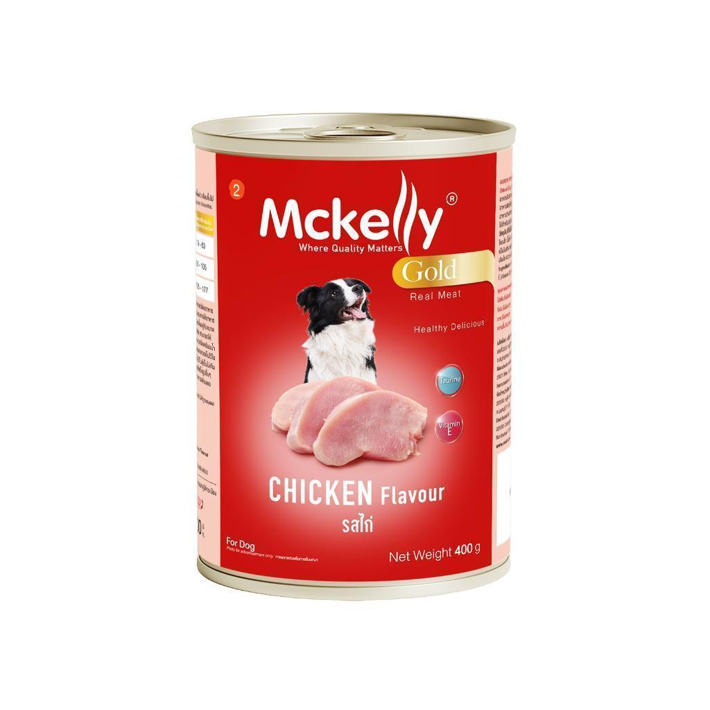 Mckelly Gold แมคเคลลี่ โกลด์ อาหารเปียกกระป๋องสุนัข 400 กรัม [ยกโหล 12 กระป๋อง] ราคา ถูกที่สุด ดีลบีเคเค แกลเลอรีภาพที่ 3