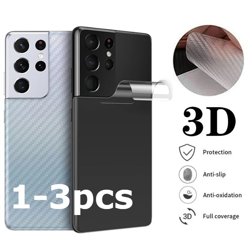 โปร่งใส 3D กลับคาร์บอนไฟเบอร์ป้องกันหน้าจอสําหรับ Infinix Hot 8 9 10i 10s 10T 10s 11 11s 12 12i Play