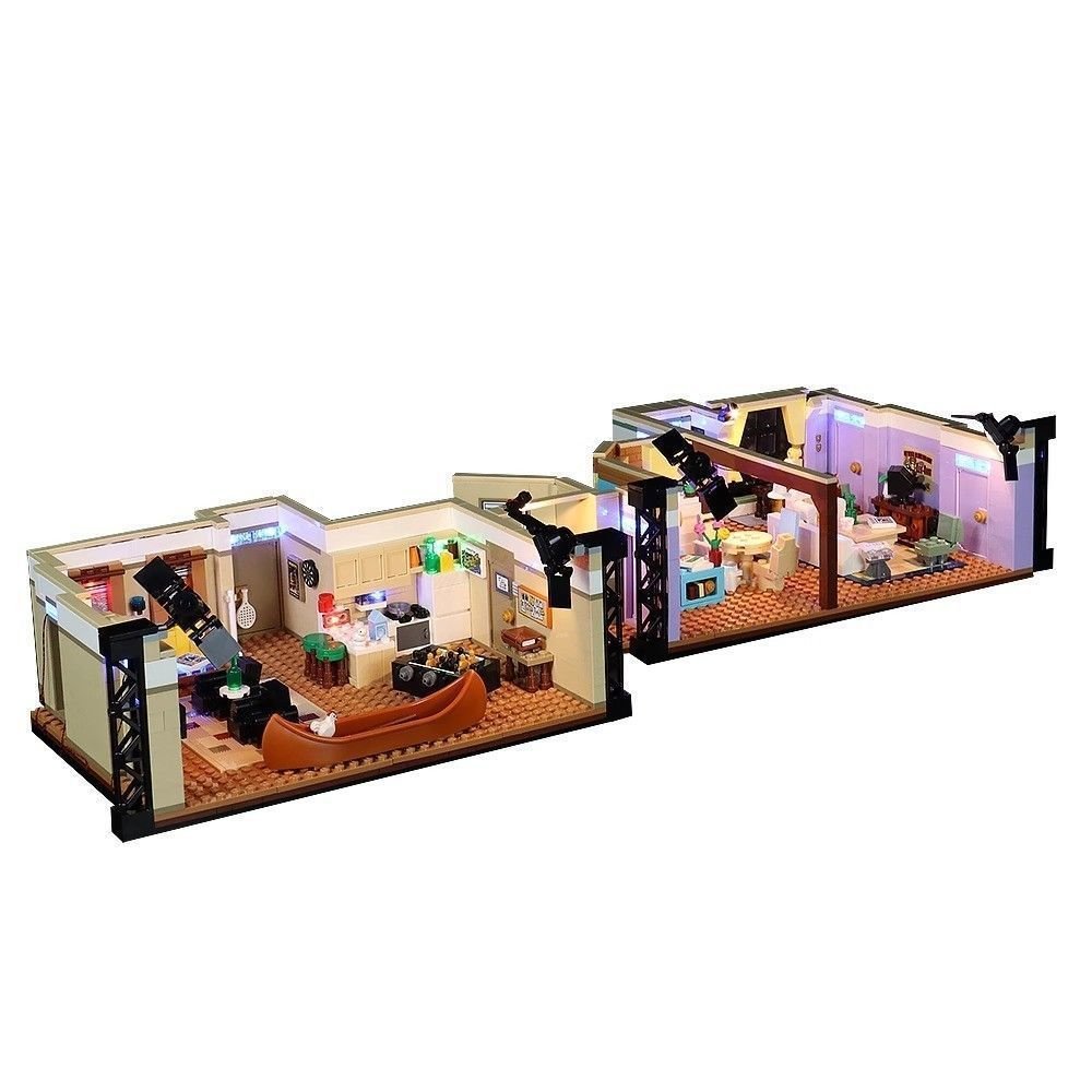 Apartment 2021 ของเล่น 10292 ชาย Monica Girl Series ประกอบ Old Friends ใช้งานร่วมกับ Lego บล็อกตัวต่