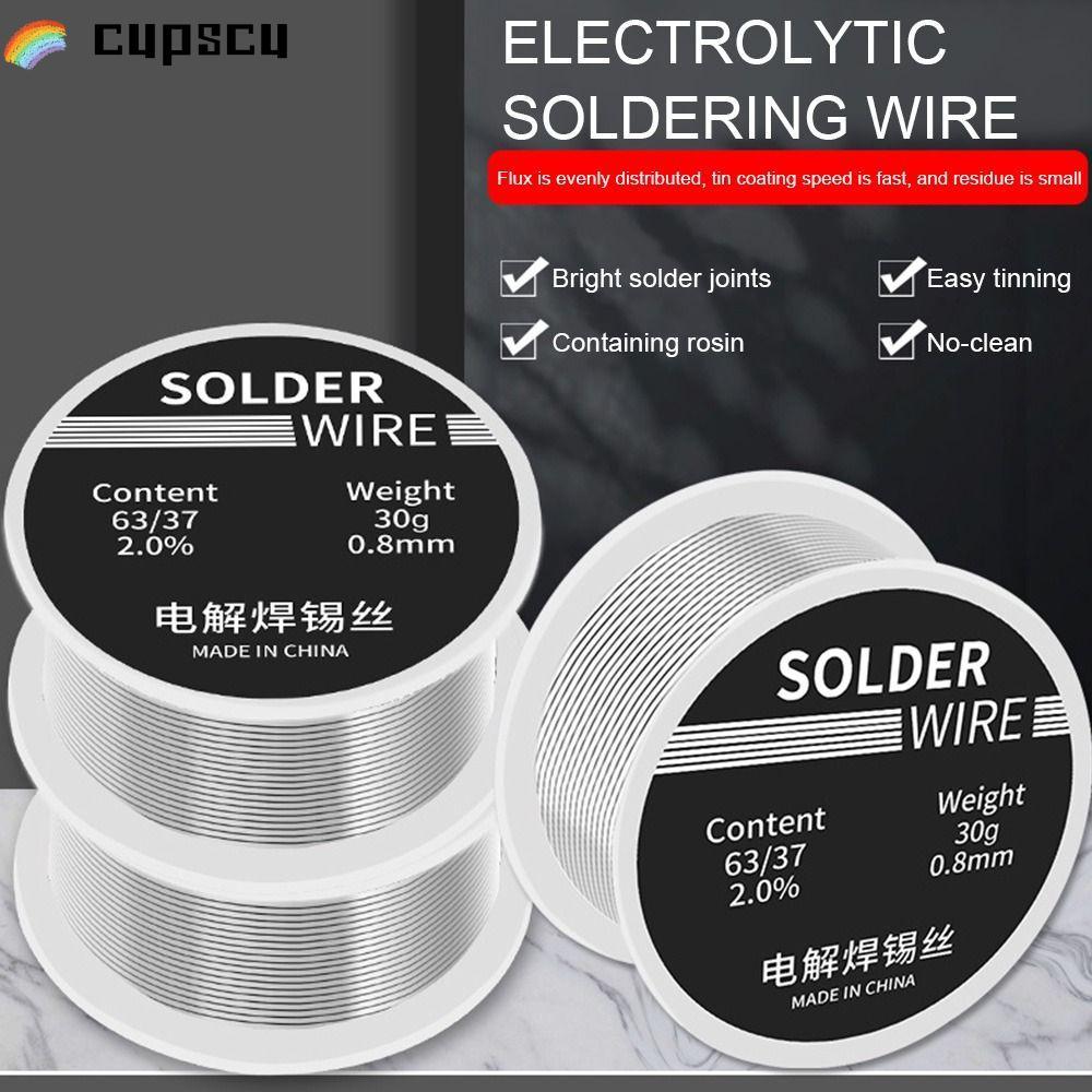CUPSCU 30g 0.8mm Corel Solder FLUX 2.0% อุปกรณ์เสริม Low-melting ไฟแช็ก Solder Wire
