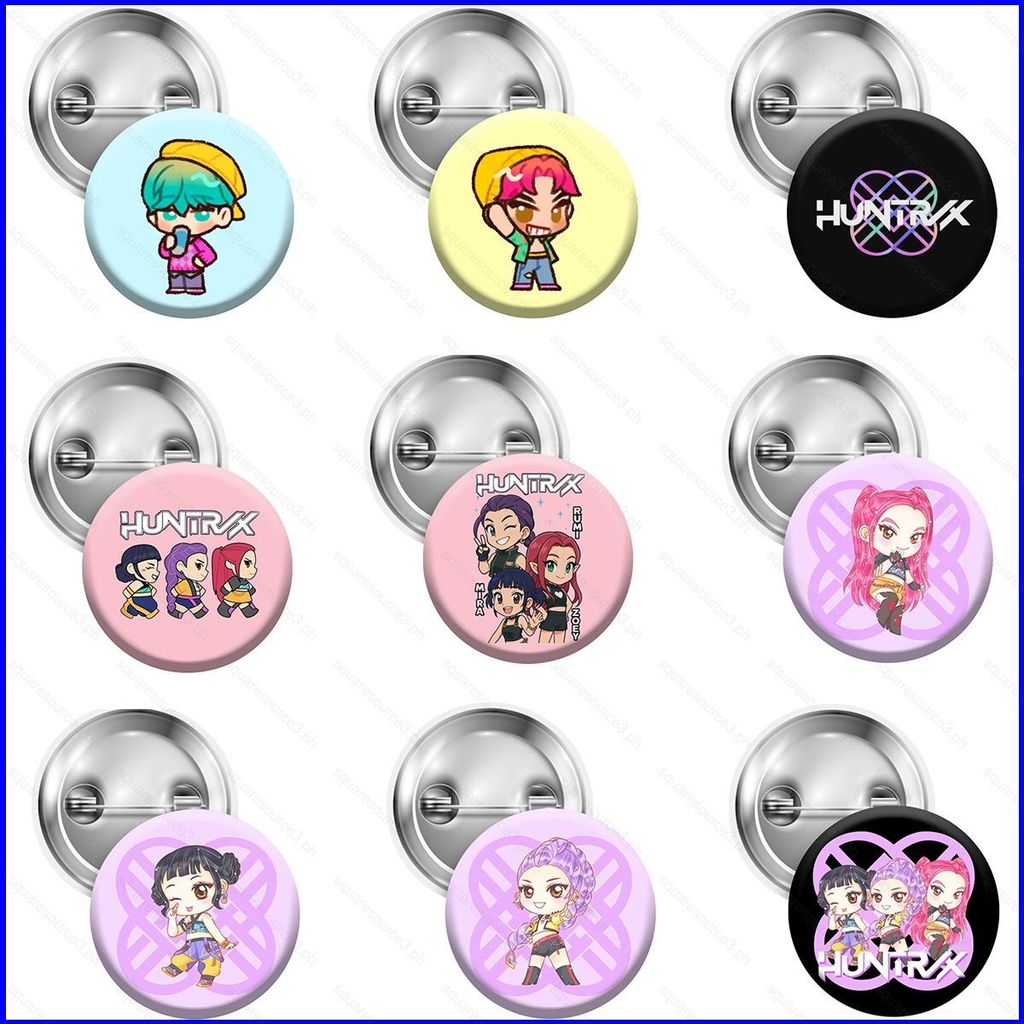 SQ3 K-Pop Demon Hunters Rumi Badge Bar Guzi SRDS SAJA BOYS Mystery Romance เข็มกลัด QS3