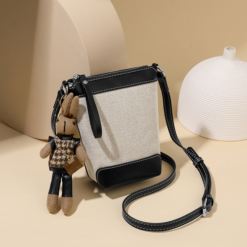 2025 สไตล์ใหม่แฟชั่นกระเป๋าหญิงกระเป๋าใบเล็กกระเป๋าโทรศัพท์มือถือหญิง High-End All-Match One-Shoul