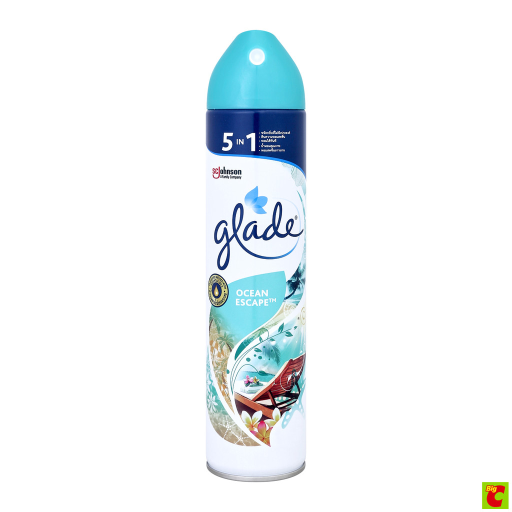 เกลด สเปรย์ปรับอากาศ กลิ่นโอเชี่ยน เอสเคป 320 มล.