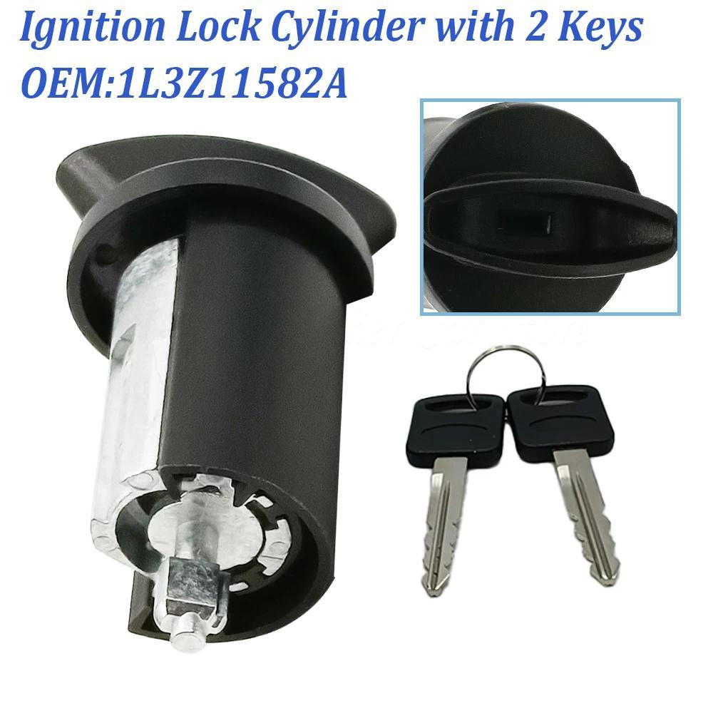 1l3z11582a สําหรับ Ford 1996-2005 รถจุดระเบิดล็อคกระบอก 2 ปุ่มชุดอะไหล่ใช้งานร่วมกับ
