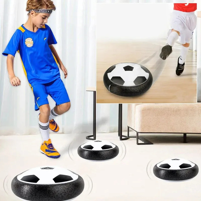 Electric Soccer Ball Hover Soccer Ball LED Light Projector Suspended Football Toys Gliding Air Cushi