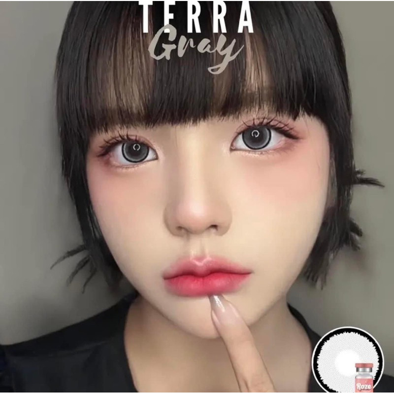 คอนแทคเลนส์ ลาย Terra ฝาพีช บิ๊กอาย