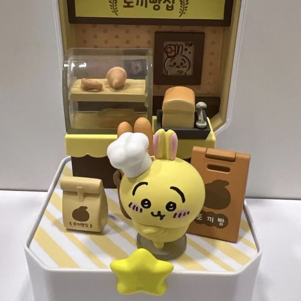 ของแท้ chikawa chikawa chikawa Food Town Store Series การ์ตูน Usaki Bakery Shop เดสก์ท็อปตกแต่งน่ารั