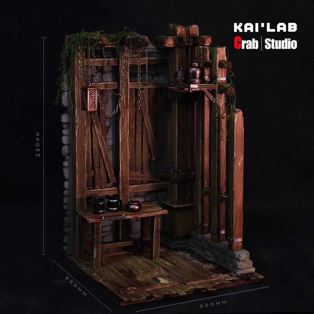[Collection Boutique] Ready Stock Crab Studio KAI LAB Medieval Dark Dungeon 1/12 ฉากจิ๋ว